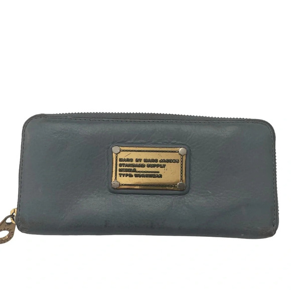 Marc By Marc Jacobs Blue Marc Leather Wallet - Picture 12 of 12